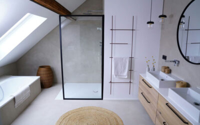 Badezimmer unter dem Dach